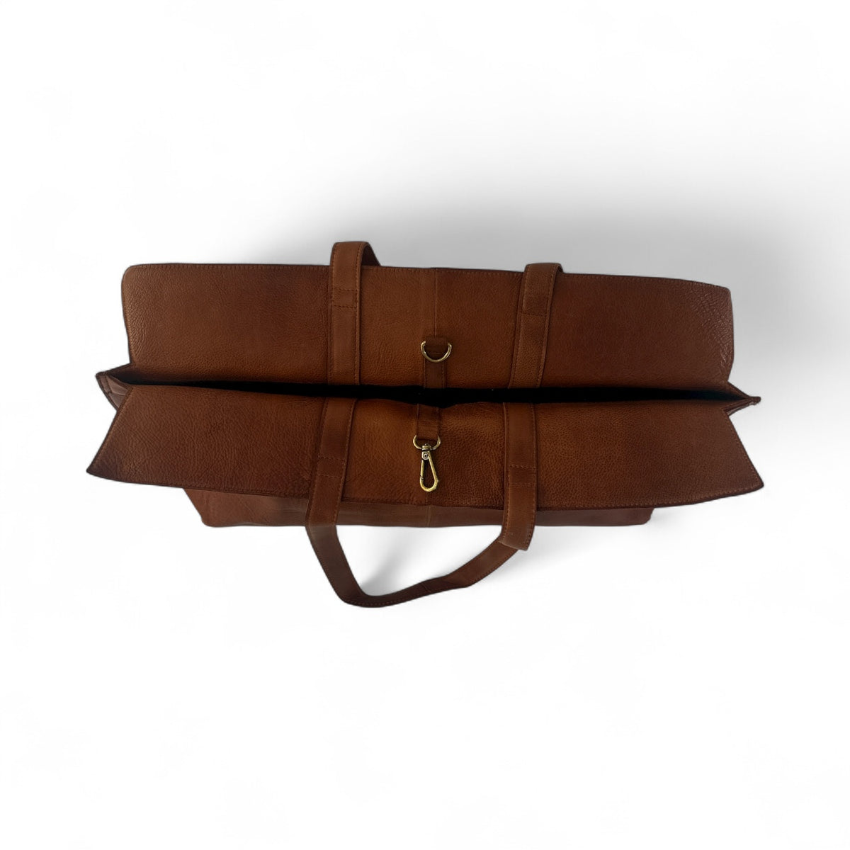 Walnut Leather Tote Bag