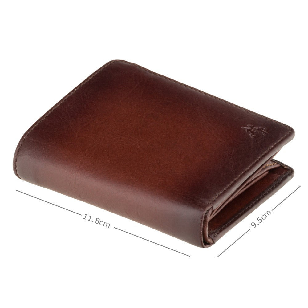 Hector Leather Wallet – Brown/Tan