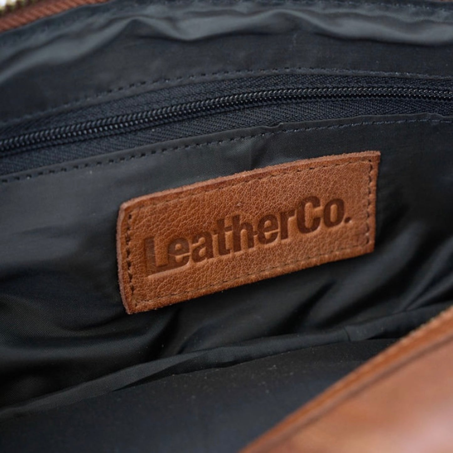 Walnut Zip Top Wash Bag