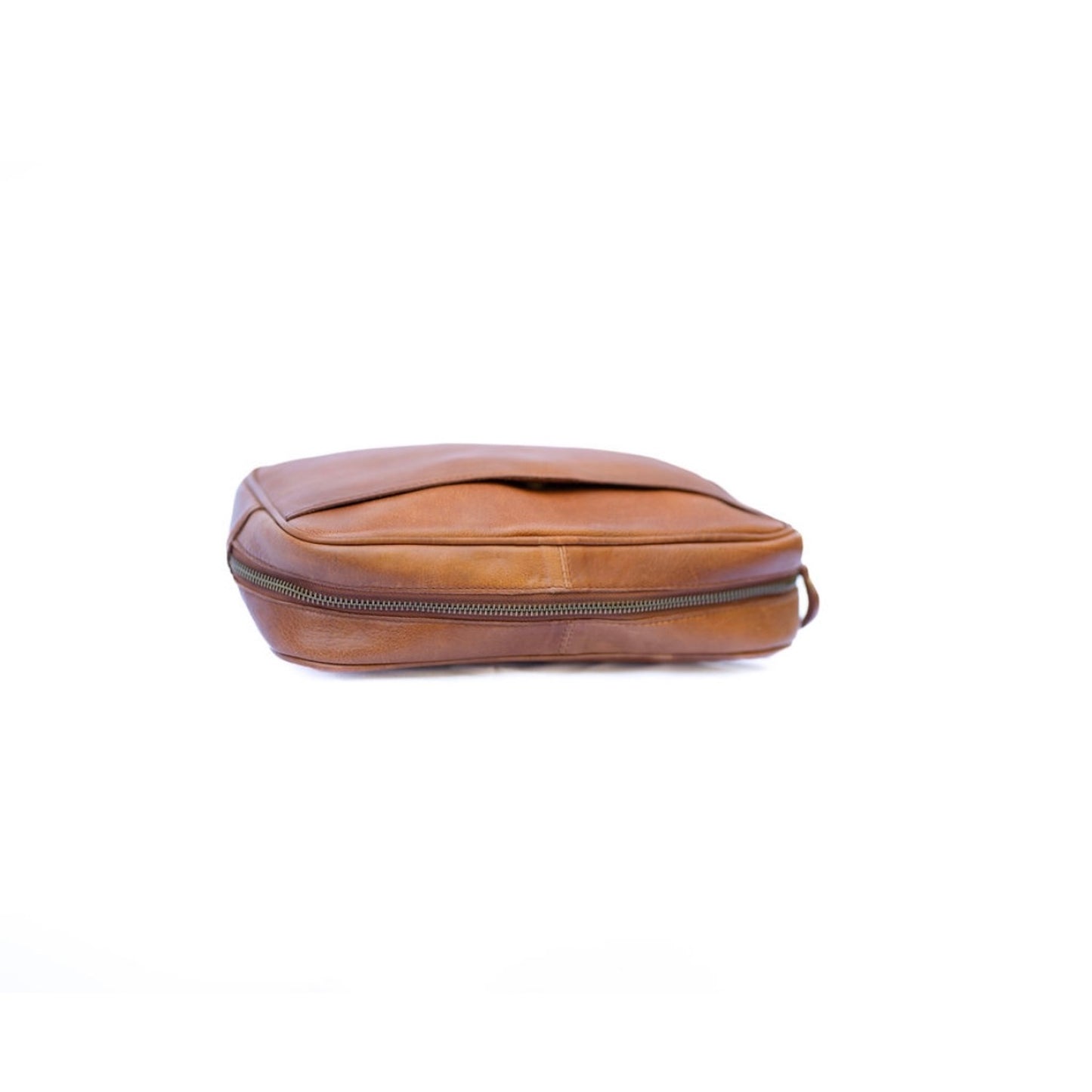 Walnut Zip Top Wash Bag