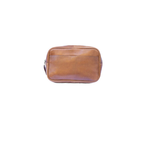 Walnut Zip Top Wash Bag