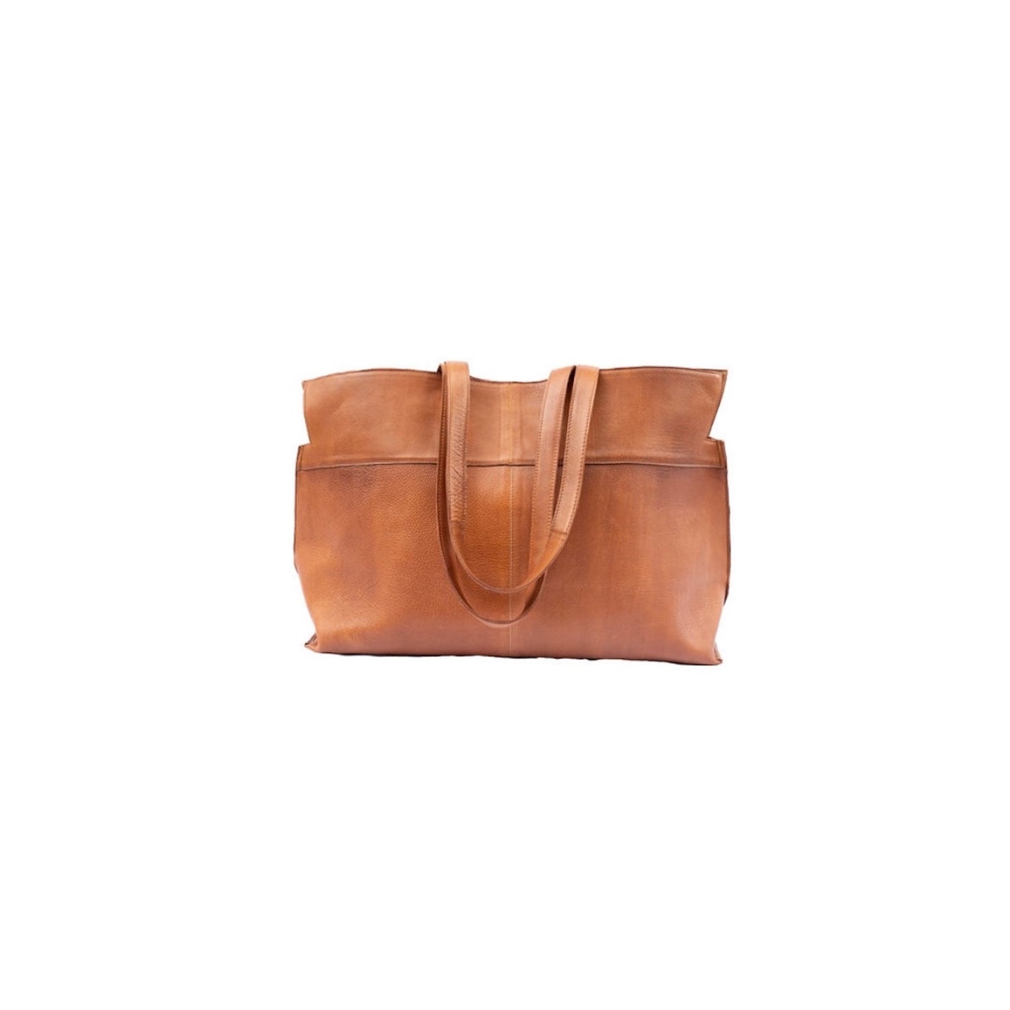 Walnut Leather Tote Bag