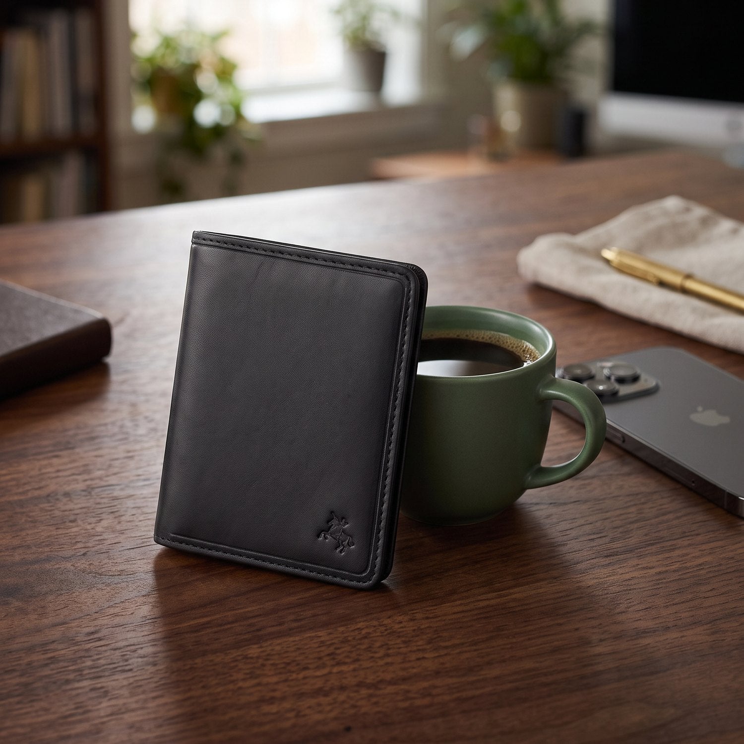 Fabio Leather Wallet – Black